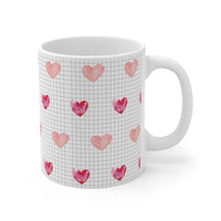 Floating Hearts Logo Mug EasyOptionXY LLC