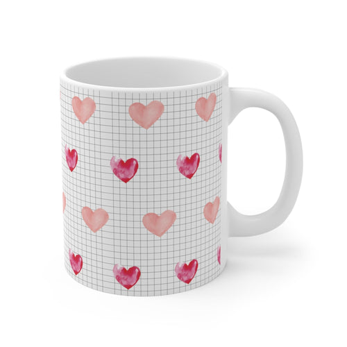 Floating Hearts Logo Mug EasyOptionXY LLC