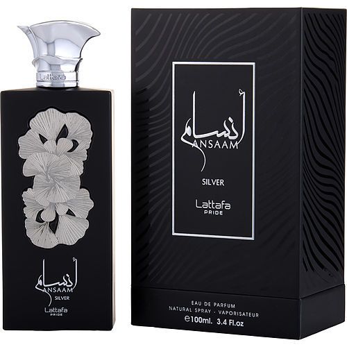 LATTAFA PRIDE ANSAAM SILVER by Lattafa EAU DE PARFUM SPRAY 3.4 OZ EasyOptionXY LLC