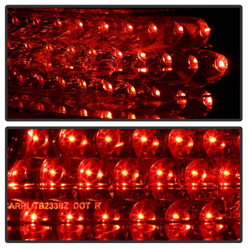 xTune Mercedes Benz W210 E-Class 96-02 LED Tail Lights Red Smoke ALT-CL-MBW210-LED-RSM OffRoadUSA.com
