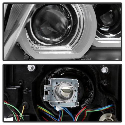 Spyder 09-12 BMW E90 3-Series 4DR HID w/ AFS Only - LED Turn - Black - PRO-YD-BMWE9009-AFSHID-BK OffRoadUSA.com