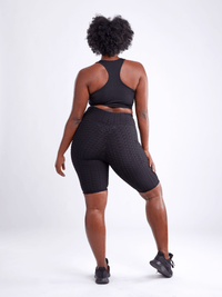JupiterGear High-Waisted Scrunch Yoga Shorts with Hip Pockets Jupiter Gear