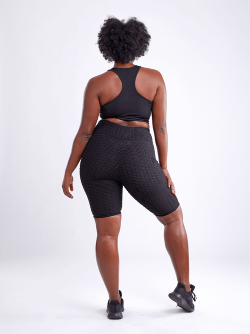 JupiterGear High-Waisted Scrunch Yoga Shorts with Hip Pockets Jupiter Gear