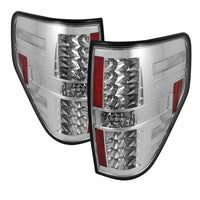 Spyder Ford F150 09-14 LED Tail Lights Chrome ALT-YD-FF15009-LED-C OffRoadUSA.com