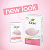 Dove Beauty Bar Women's Bath Soap Gentle Pink Rosa Moisturizing All Skin, 3.75 oz 4 Bars EasyOptionXY LLC