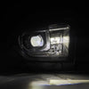 AlphaRex 14-21 Toyota Tundra MK II LUXX-Series LED Projector Headlights Black OffRoadUSA.com