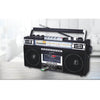 Supersonic 4 Band Bluetooth Radio & Cassette Player + Cassette To Mp3 Converter Jupiter Gear