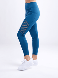 JupiterGear High-Waisted Pilates Leggings with Side Pockets & Mesh Panels Jupiter Gear