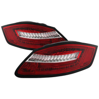 Spyder Porsche 987 Cayman 06-08 / Boxster 05-08 LED Tail Lights - Red Clear ALT-YD-P98705-LED-RC OffRoadUSA.com