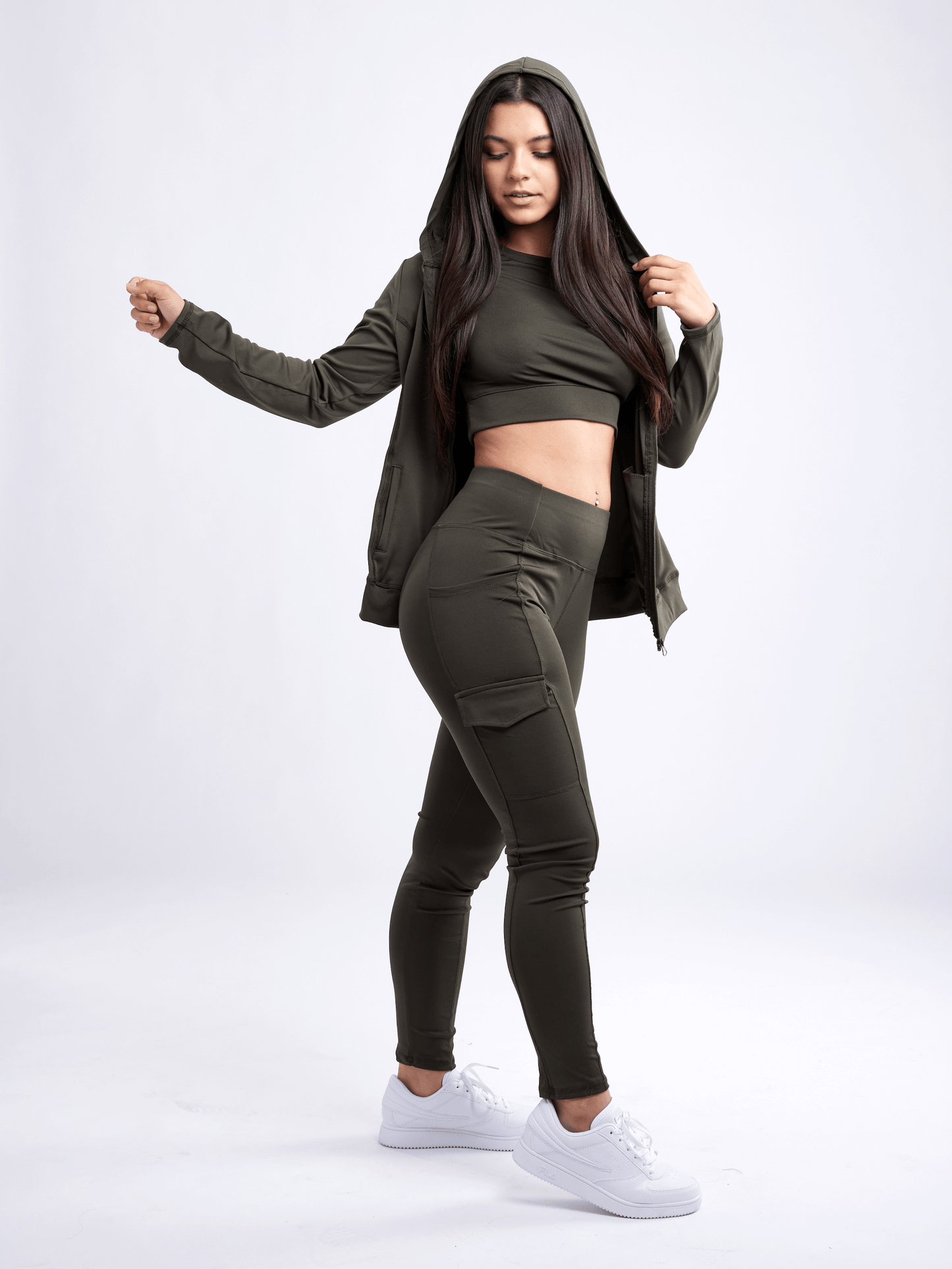 JupiterGear High-Waisted Leggings with Side Cargo Pockets Jupiter Gear
