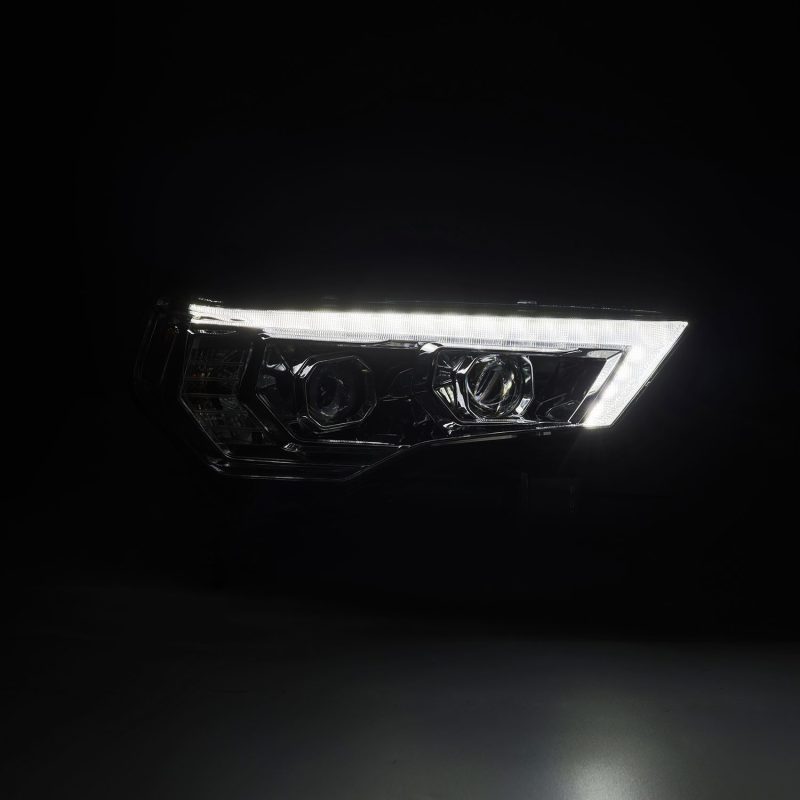 AlphaRex 14-20 Toyota 4Runner MK II PRO-Series Halogen Projector Headlights Chrome