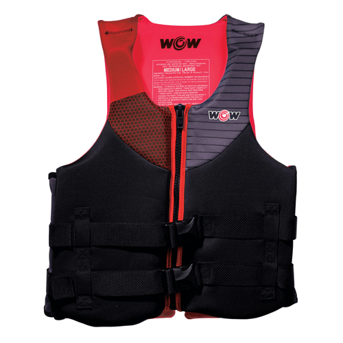 WOW Sports Feel Good Dual Sized Evoprene PFD Personal Floatation Device for Adults Jupiter Gear