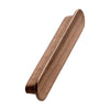 Lacquered Walnut Wood "Tuba" Cabinet Knob and Drawer Pulls Euro • Knobs