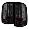 Spyder GMC Sierra 07-13 (Not fit 3500 Dually 4 Rear Wheels)LED Tail Lights Smoke ALT-YD-GS07-LED-SM OffRoadUSA.com