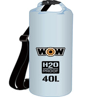 WOW Sports H2O Proof 40L Drybag Clear (18-5100C) Jupiter Gear