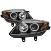 Spyder BMW Z4 03-08 Projector Headlights Halogen Model Only - LED Halo Black PRO-YD-BMWZ403-HL-BK OffRoadUSA.com
