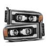 AlphaRex 02-05 Dodge Ram PRO-Series Halogen Projector Headlights Chrome OffRoadUSA.com