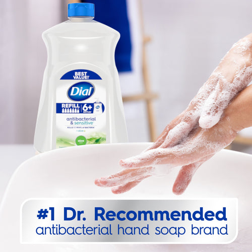 Dial Antibacterial Liquid Hand Soap Refill, Aloe Scent, 52 Ounce EasyOptionXY LLC