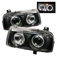 Spyder Volkswagen Jetta III 93-98 Projector Headlights LED Halo Blk High H1 Low H1 PRO-YD-VJ93-HL-BK OffRoadUSA.com