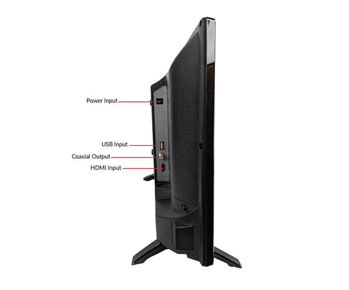 24" Supersonic 12 Volt AC/DC Widescreen LED HDTV with USB, SD Card Reader and HDMI (SC-2411) Jupiter Gear