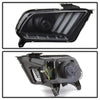 Spyder Ford Mustang 10-13 Projector Headlights - HID Model Only - Black PRO-YD-FM2010V2-HID-BK OffRoadUSA.com
