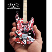 ToyShnip Eddie Van Halen Frankenstein Red & White Mini Guitar Replica