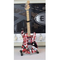 ToyShnip Eddie Van Halen Frankenstein Red & White Mini Guitar Replica