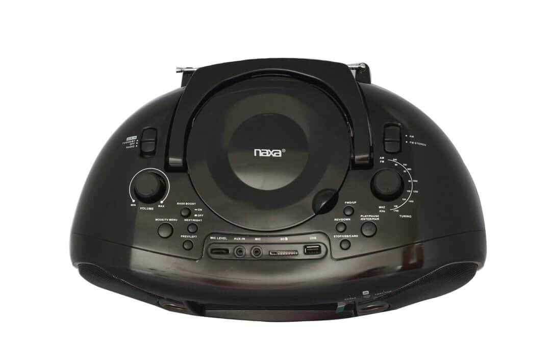 7" Bluetooth® DVD Boombox and TV"