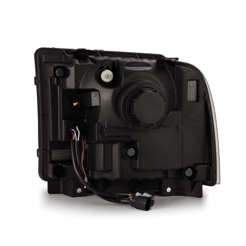 AlphaRex 05-07 Ford Super Duty/Excursion PRO-Series Halogen Projector Headlights Black OffRoadUSA.com