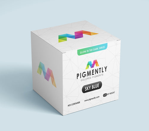 Sky Blue Glow in the Dark Epoxy Powder Pigment UltraClear Epoxy