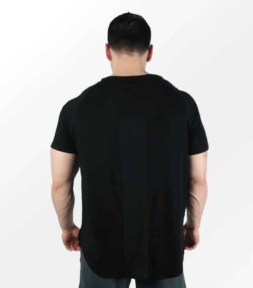 Eucalyptus Mesh Tee - Black Bamtech