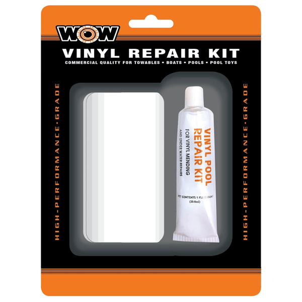 WOW Watersports Vinyl PVC Repair Kit For Boating Tubes Air Mattresses Inflatable Rafts Jupiter Gear