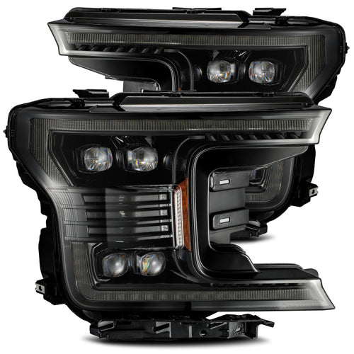 AlphaRex 18-20 Ford F150 NOVA-Series LED Projector Headlights Alpha-Black OffRoadUSA.com