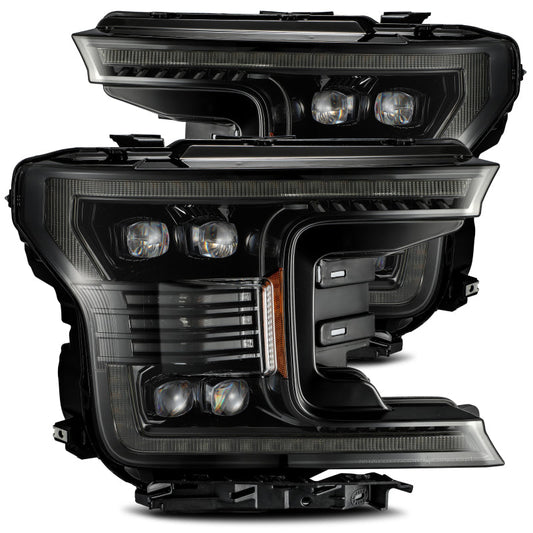 AlphaRex 18-20 Ford F150 NOVA-Series LED Projector Headlights Alpha-Black