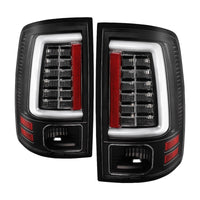 Spyder Dodge Ram 09-18 LED Tail Lights - All Black ALT-YD-DRAM09V2-LED-BKV2 (Incandescent Only) OffRoadUSA.com