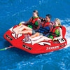 WOW Sports 3 Person Coupe Cockpit Towable Water Tube For Pool and Lake (15-1040) Jupiter Gear