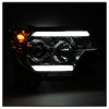 Spyder Toyota Tacoma 12-16 Projector Headlights Light Bar DRL Smoke PRO-YD-TT12-LBDRL-SM OffRoadUSA.com