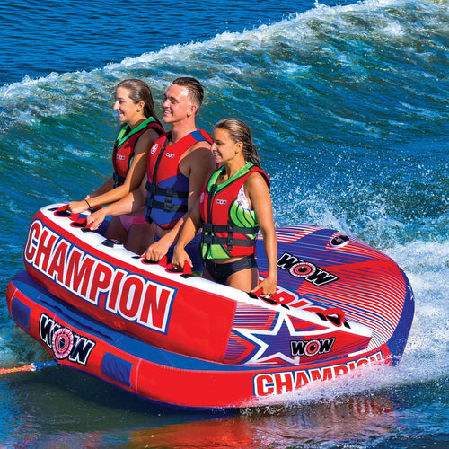 WOW Sports Champion 3-Person Towable (21-1010) Jupiter Gear