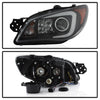 Spyder Subaru WRX 06-07 Projector Headlights - HID Model Only - Black PRO-YD-SWRX06-HID-LBDRL-BK OffRoadUSA.com