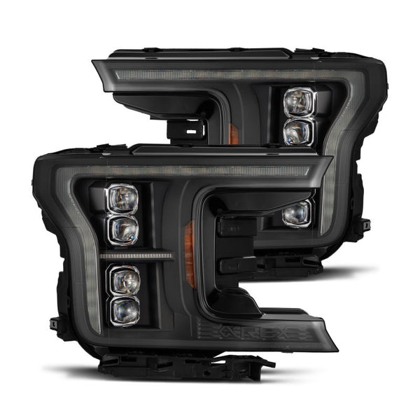 AlphaRex 18-20 Ford F-150 NOVA LED Proj Headlight  Blk (14th Gen G2 Style) OffRoadUSA.com
