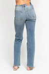 Judy Blue Full Size High Waist Distressed Dad Jean HTO Apparel