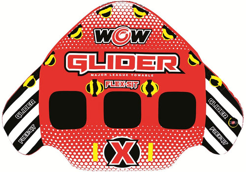WOW Sports Glider 3 Person 3P Towable with Flex Seating (22-WTO-3967) Jupiter Gear