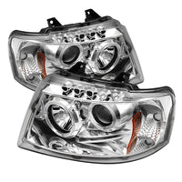 Spyder Ford Expedition 03-06 Projector Headlights LED Halo LED Chrm Low 9006 PRO-YD-FE03-HL-C OffRoadUSA.com