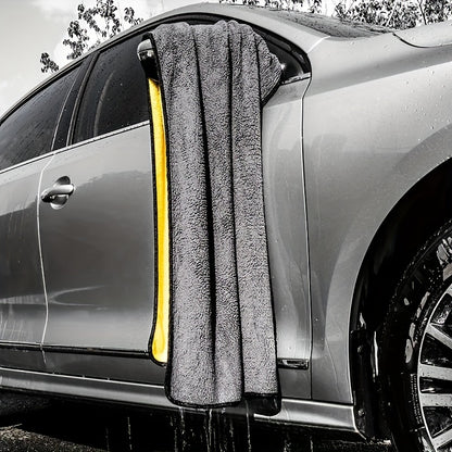 Extra Large Microfiber Car Wash Towel, Ultra Plush Absorbent Detailing Cloth for Auto Care and Drying, Dual-Sided Car Cleaning Accessory