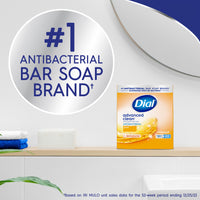 Dial Antibacterial Deodorant Bar Soap, Advanced Clean, Gold, 4 oz, 8 Bars EasyOptionXY LLC