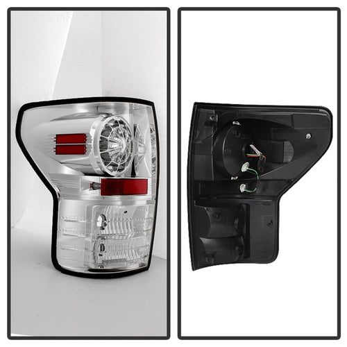 Spyder Toyota Tundra 07-13 LED Tail lights Chrome ALT-YD-TTU07-LED-C OffRoadUSA.com