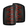 AlphaRex 14-18 GMC Sierra 1500/2500HD/3500HD LUXX-Series LED Tail Lights Blk/Red w/Actv Lgt Seq. Sig OffRoadUSA.com