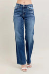 Judy Blue Full Size High Waist 90's Straight Leg Jeans HTO Apparel
