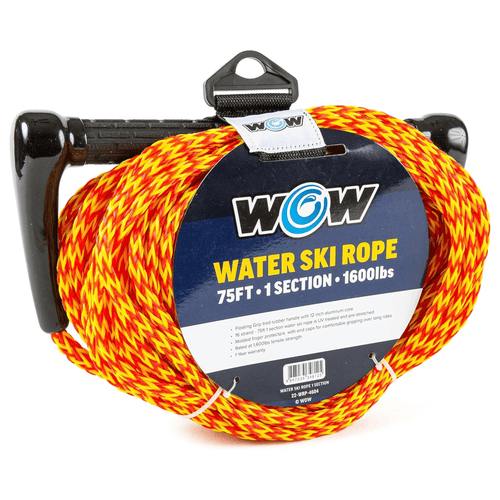 WOW Watersports 75ft Watersports Tow Rope with Floating Handle Jupiter Gear