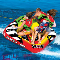 WOW Sports Mojo 1- 3 Person Towable Water Tube For Pool and Lake (16-1070) Jupiter Gear
